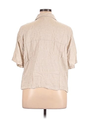 Banana Republic Factory Store 3/4 Sleeve Button-Down Shirt (view 2)