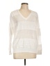 Gap Stripes White Pullover Sweater Size L - photo 1
