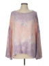 Mustard Seed Tie-dye Purple Pullover Sweater Size L - photo 1