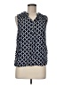 Escapada Blue Sleeveless Blouse Size M - photo 1
