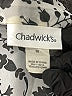 Chadwicks Paisley Silver 3/4 Sleeve Blouse Size 16 - photo 7