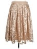 ELOQUII 100% Polyester Metallic Gold Formal Skirt Size 14 Plus - photo 1