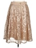 ELOQUII 100% Polyester Metallic Gold Formal Skirt Size 14 Plus - photo 2
