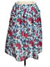 St Michael 100% Wool Floral Blue Wool Skirt Size 16 - photo 1