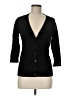 August Silk Black Cardigan Size M - photo 1