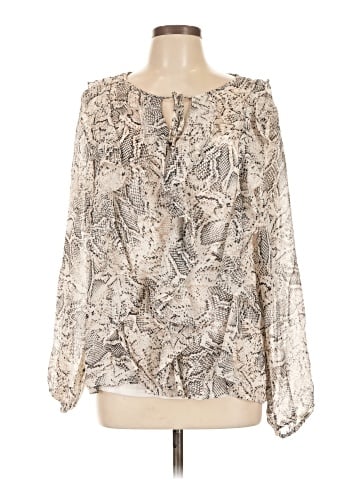 Anne Klein Long Sleeve Blouse (view 1)