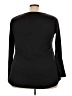 Lularoe Solid Black 3/4 Sleeve T-Shirt Size 24 - 26 - photo 2