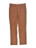 Crewcuts Solid Brown Khakis Size 10 - photo 1