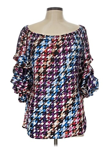 Coco Bianco 3/4 Sleeve Blouse (view 1)