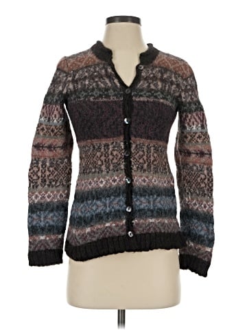 Peruvian Connection Wool Cardigan (view 1)