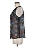 Hinge 100% Polyester Black Sleeveless Blouse Size M - photo 5