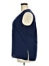 Derek Lam 100% Polyester Blue Sleeveless Blouse Size XXL - photo 5