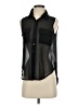 Dots 100% Polyester Black Sleeveless Blouse Size S - photo 1