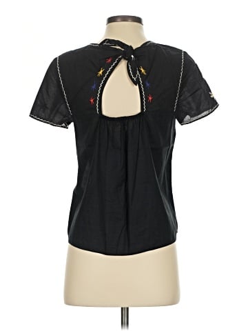 Madewell Embroidered Tie-Back Cutout Top (view 2)