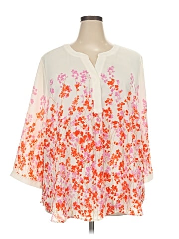 Talbots Outlet 3/4 Sleeve Blouse (view 1)