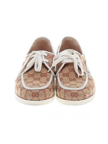 Gucci Unisex GG Canvas Boat Shoes (view 2)