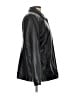 Alfani 100% Leather Black Leather Jacket Size L - photo 4