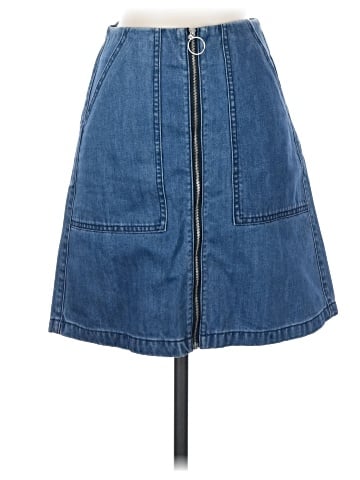 GU Denim Skirt (view 1)