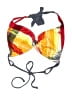 Hurley Graphic Yellow Swimsuit Top Size M - photo 1