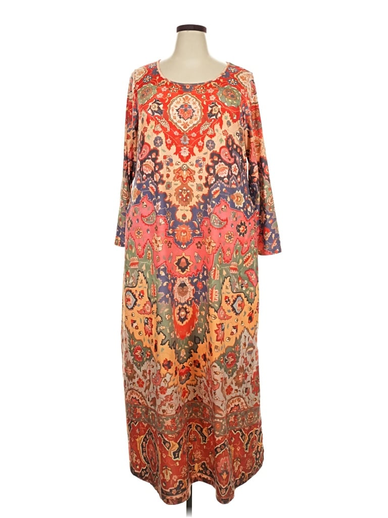 Pre-owned Emery Rose Casual Dress In Orange