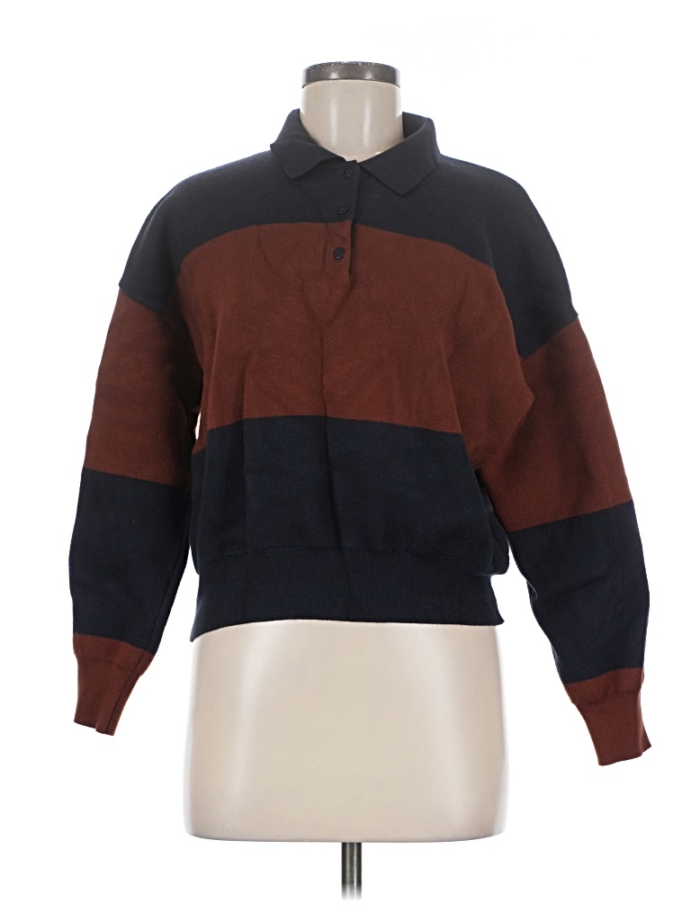 Pre-owned Zara Pullover Sweater In Brown