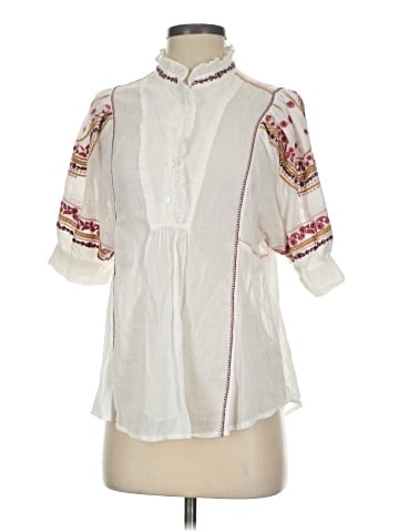 Akemi + Kin 3/4 Sleeve Blouse (view 1)