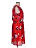 41Hawthorn 100% Polyester Floral Red Casual Dress Size S - photo 4