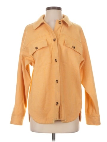 Madewell Brushed Herringbone Knit Shirt Jacket (view 1)