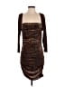Leith Metallic Brown Cocktail Dress Size S - photo 1