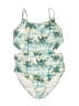Old Navy Tropical Blue One Piece Swimsuit Size 14 - 16 - photo 1
