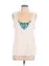 Ruby Rd. Ivory Sleeveless Blouse Size L - photo 1