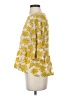 Lavish Yellow 3/4 Sleeve Blouse Size S - photo 5