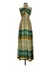 Tiny 100% Polyester Paisley Green Casual Dress Size S - photo 1