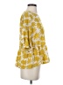 Lavish Yellow 3/4 Sleeve Blouse Size S - photo 4
