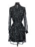 DR2 100% Polyester Paisley Black Cocktail Dress Size XS - photo 2