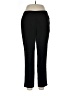 White House Black Market Solid Black Active Pants Size 10 - photo 1