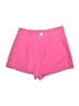 Salanta 100% Polyester Solid Pink Shorts Size 4 - photo 1