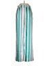 River Island 100% Polyester Stripes Teal Casual Pants Size 10 - photo 1