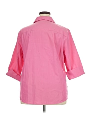 Foxcroft 3/4 Sleeve Button-Down Shirt (view 2)