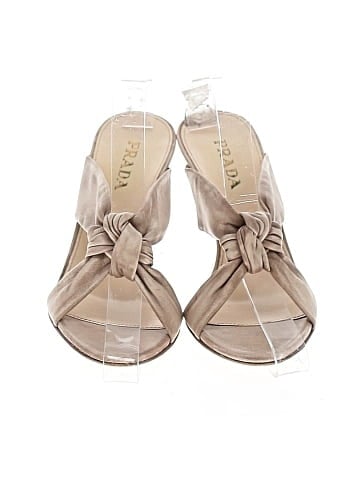 Prada Leather Knot Sandals  (view 2)