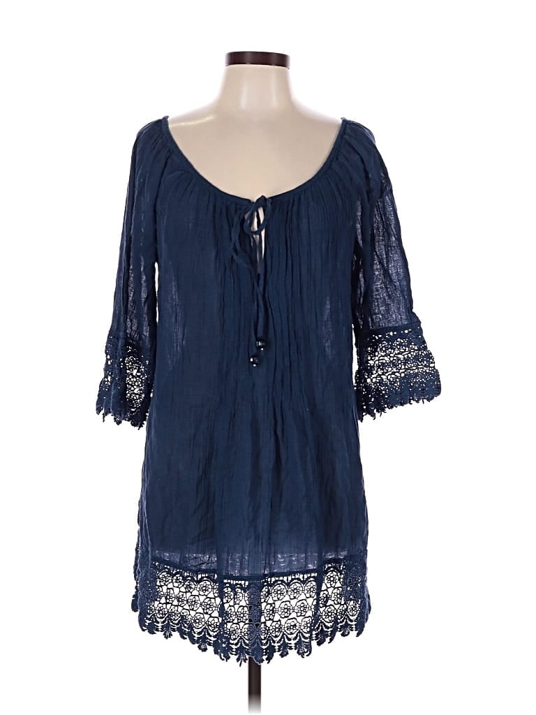 Pre-owned Blue Island Casual Dress In Blue
