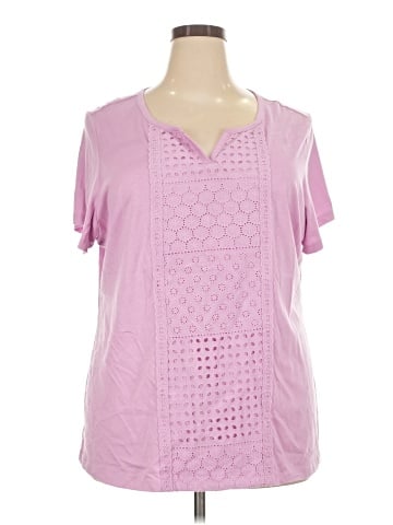 Karen Scott Short Sleeve Top (view 1)