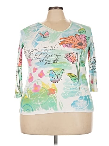 Cactus Bay Apparel Inc. by Lynee 3/4 Sleeve T-Shirt (view 1)