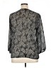 Fun2Fun 100% Polyester Gray Long Sleeve Blouse Size XL - photo 2