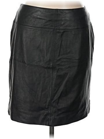 Siena Studio Faux Leather Skirt (view 1)