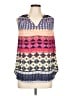 Collective Concepts 100% Polyester Blue Sleeveless Blouse Size L - photo 1