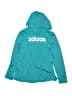 Adidas 100% Polyester Teal Pullover Hoodie Size 12 - 14 - photo 1