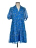CeCe 100% Polyester Paisley Blue Casual Dress Size XS - photo 1