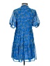CeCe 100% Polyester Paisley Blue Casual Dress Size XS - photo 2