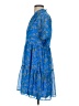 CeCe 100% Polyester Paisley Blue Casual Dress Size XS - photo 5